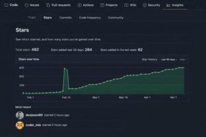 Case: Initial traction for an open-source repository